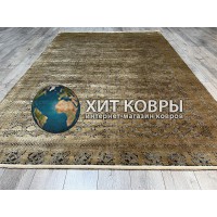 Турецкий ковер Elexus Diamond 54 Серый-золотой
